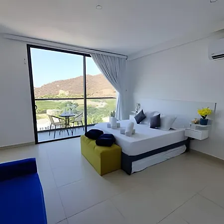Estudio Pozos Colorados. Vista Mar Santa Marta  Exterior photo
